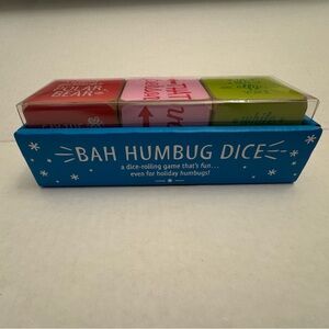 Hobby Lobby Christmas Dice Game - Blue and White